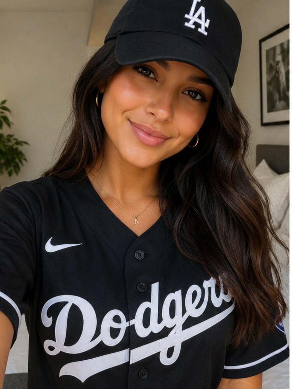 Classic Black Los Angeles Dodgers Baseball Adjustable Cap Hat